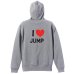 画像1: I LOVE JUMP 陸上ジップパーカー 裏パイル (1)