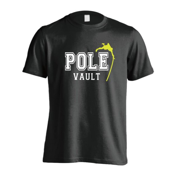 画像1: POLE VAULT 半袖プレミアムドライ陸上/ランニングTシャツ