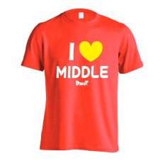 I LOVE MIDDLE 中距離  Tシャツ 半袖 練習着 ドライ メイン写真