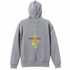 SHOT PUT 砲丸投  パーカー プルオーバー 裏パイル 練習着 メイン写真