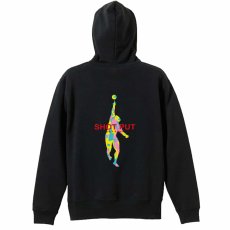 SHOT PUT 砲丸投  パーカー ジップ 裏パイル 練習着 メイン写真