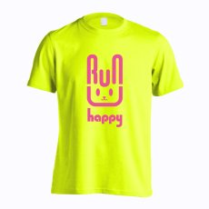 RUN HAPPY  Tシャツ 半袖 練習着 ドライ メイン写真