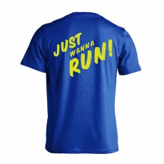 JUST WANNA RUN  Tシャツ 半袖 練習着 ドライ メイン写真