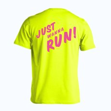 JUST WANNA RUN  Tシャツ 半袖 練習着 ドライ メイン写真