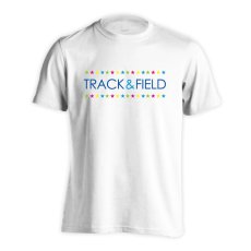 カラフルスターライン TRACK & FIELD  Tシャツ 半袖 練習着 ドライ メイン写真