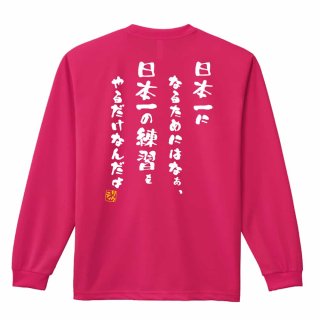それでも、やっぱり・・・がんばって！ ロンT 長袖Tシャツ 練習着
